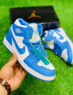 Nike Air Jordan 1 Hightops Blue-White