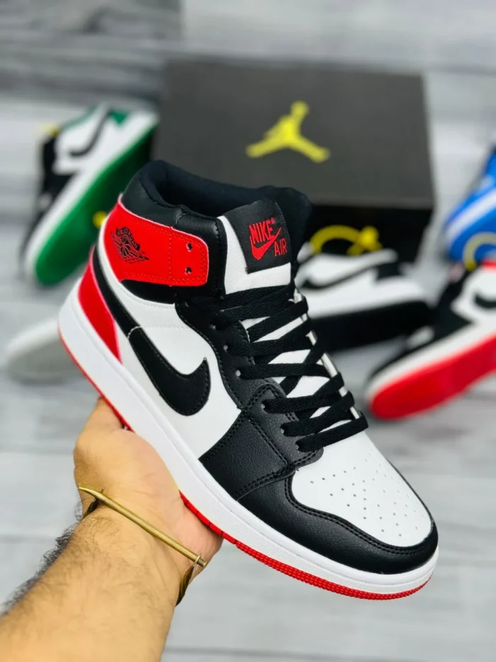 Nike Air Jordan 1 Hightops Red-Black-White Sneaker