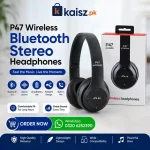 P47 Bluetooth Headphones Pakistan wireless stereo music headset