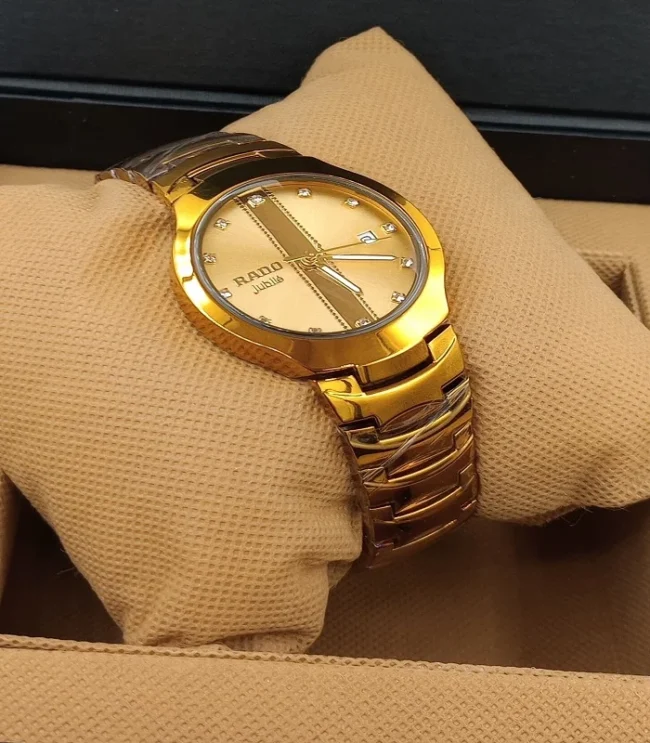 RADO CERAMIC CHAIN WATCH gold