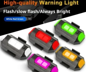 LED Strobe Lights Warning Blinking Strobe Multicolor LED Light with USB Rechargeable