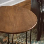 Sumptuous Wooden Top Hairpin Legs Side Center Table