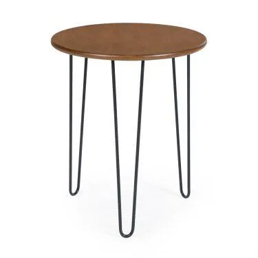 Sumptuous Wooden Top Hairpin Legs Side Center Table