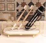 Toothbrush Holder Pakistan luxury golden bathroom organizer rack