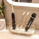 Toothbrush Holder Pakistan luxury golden bathroom organizer rack