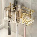 Toothbrush Holder Rack Pakistan wall-mounted iron bathroom organizer