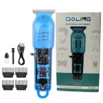 Transparent LCD Hair Trimmer Pakistan USB rechargeable professional beard trimmer (2)