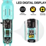 Transparent LCD Hair Trimmer Pakistan USB rechargeable professional beard trimmer (2)