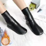 Winter Warm socks PU Leather
