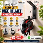 Helmet Hanging Hook Heavy Duty Wall Mount Helmet Holder Pakistan