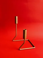 metal candlestick Taper candle holder (1)