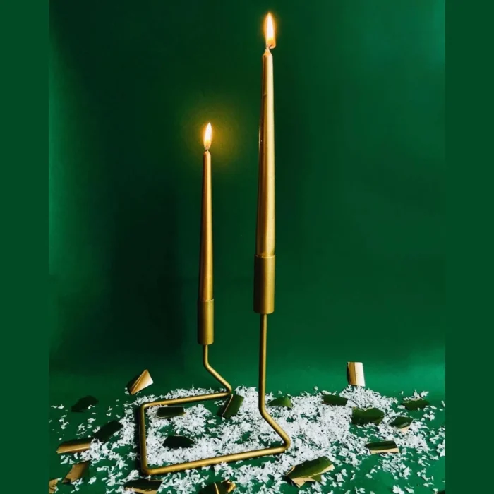 metal candlestick Taper candle holder (1)