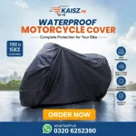 motorcycle cover waterproof Pakistan for 70cc 125cc bikes