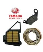 Pack of 3 - YBR-G Air Filter with Brake Shoe & Brake Pad