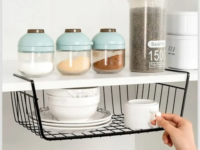 Storage Shelf Under Cabinet