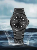 TOMI Luxury Business Men's Watch Black