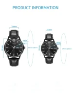 TOMI Minimalist Quartz Watch for Men & Women. (1)