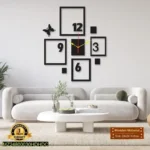 buy Geometric Square 3D Wall Clock Pakistan webp (1)