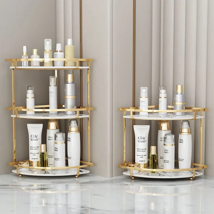 Metal Cosmetic Organizer Storage Rack