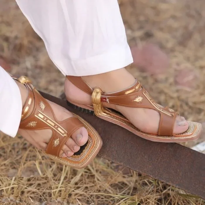 Kohati Chappal Leather Sandal Kheri