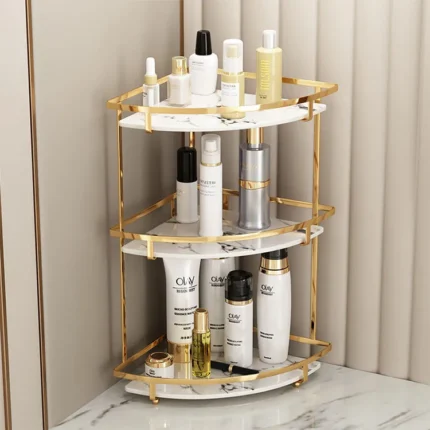 Metal Cosmetic Organizer Storage Rack