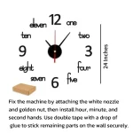 3D Wooden Wall Clock Pakistan – Numbers in Words Decorative Clock