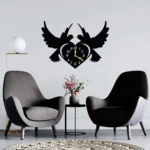 Buy Birds Wooden Wall Clock pakistan (1)