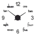 Buy MDF Wooden Wall Clock Pakistan Modern Wall Clock for Home and Office
