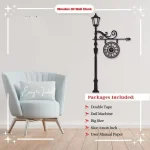 European MDF Wooden Wall Clock for modern living room decoration
