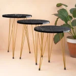 Modern round coffee table for living room in Pakistan
