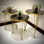 Modern round coffee table for living room in Pakistan