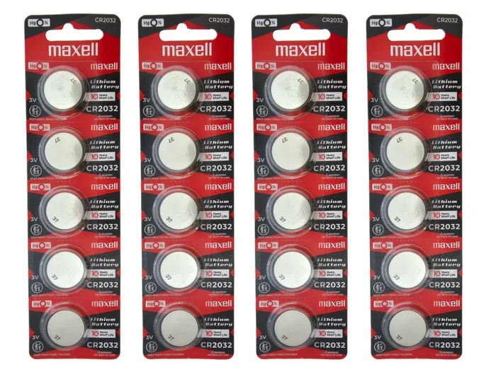 Maxell CR2032 3V Lithium Button Cell Batteries
