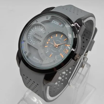 Men’s Dual-Dial Quartz Analog Wrist Watch