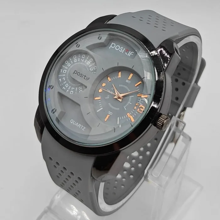 Men’s Dual-Dial Quartz Analog Wrist Watch