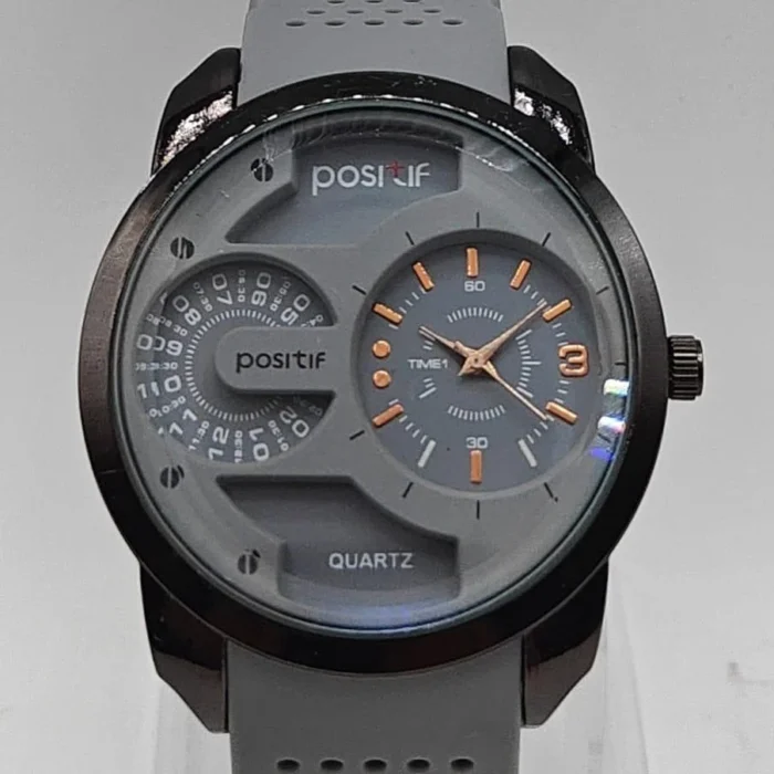Men’s Dual-Dial Quartz Analog Wrist Watch