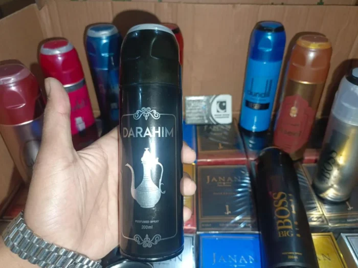 Shahils( Red ) Body Spray, Janan Gold Pocket Perfume, and Darahimbod Spray, Pack of 3