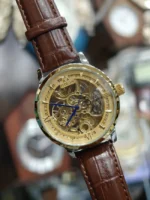 Fitron Golden Skeleton Mechanical Watch