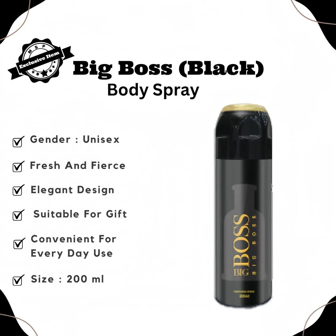 Unisex Body Spray – Long Lasting Fragrance