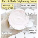 Whitening & Brightening Night Cream with Vitamin E & B3 – 2 Pack - Image 4
