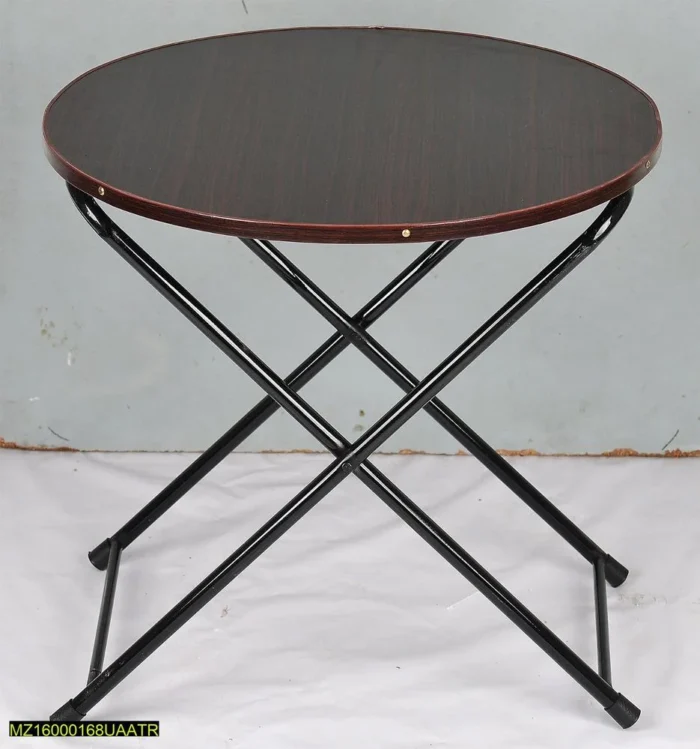 Foldable Metal Garden Side Table – Adjustable Height Coffee Table