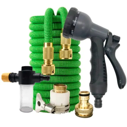 Flexible Upgraded Repairable Magic Hose Pipe Expandable Reel100Ft-=