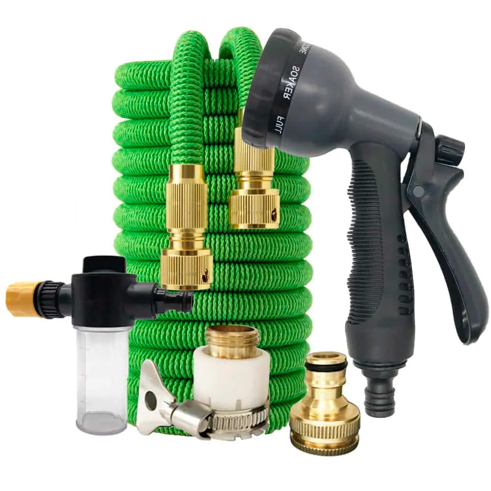 Flexible Upgraded Repairable Magic Hose Pipe Expandable Reel100Ft-=