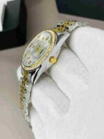 Rolex Stainless Steel Watch Silver Gold