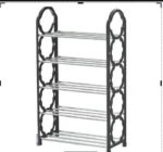 5 Layer Shoe Rack & Multi-Purpose Storage Shelf (1)