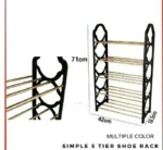 5-Layer Shoe Rack & Multi-Purpose Storage Organizer - Image 5