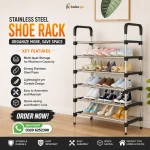 Stainless Steel Shoe Rack – 4 & 5 Layer