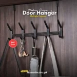 Metal Organizer Set – Bathroom Shelf, Door Hook & Lid Rack Pack of 3