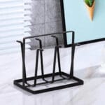 Metal Organizer Set – Bathroom Shelf, Door Hook & Lid Rack Pack of 3 - Image 3