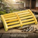 Wooden Foot Roller Massager Manual Reflexology Tool Pakistan