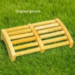 Wooden Foot Roller Massager Manual Reflexology Tool Pakistan